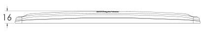 Lampa marcaj lateral rosie 20 leduri 24cm NEON [1]
