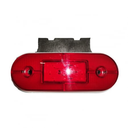 Iluminare Auto - Lampa marcaj lateral rosie 24V 12 x 4.5cm