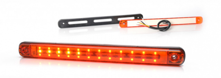 Lampa marcaj lateral portocalie 12V-24V, cu indicator dinamic [4]