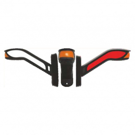 Iluminare Auto - Lampa neon gabarit trei culori dreapta cu semnalizare dinamica - brat lung