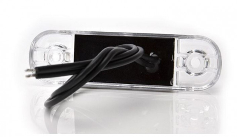 Lampa pozitie 3 leduri ovala alba [1]