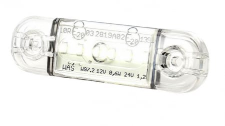 Lampi Marcaj Lateral - Lampa pozitie 6 leduri ovala alba