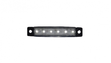 Lampi Marcaj Lateral - Lampa pozitie alba 6 led-uri 12V
