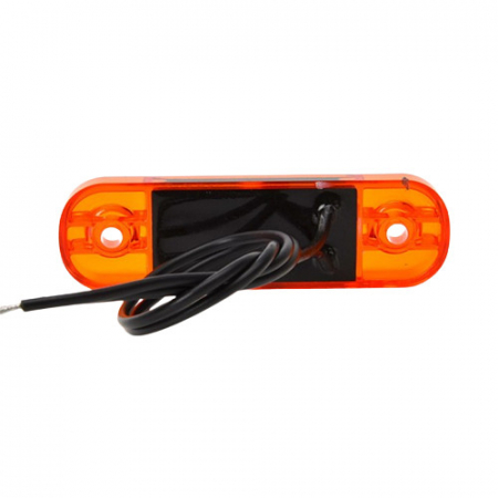 Lampa pozitie ovala portocalie 3 led-uri [3]