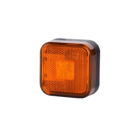 Lampi LED - Lampa pozitie patrata portocalie