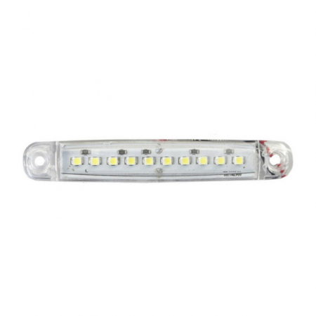 Lampi Marcaj Lateral - Lampa pozitie-strobo alba 9 leduri 10x1.5 cm