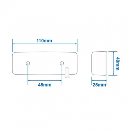 Lampa spate LED  12/24V 110 x 40mm [4]
