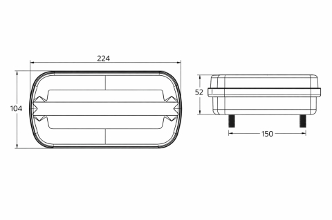 Lampa spate semnalizare dinamica LED 24V [2]