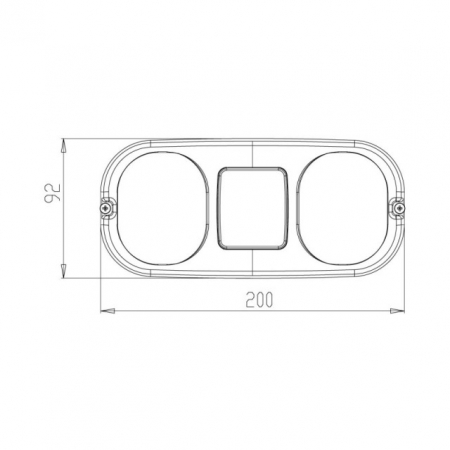Lampa stop led camion 12v 22x9 cm [3]