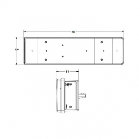 Lampa stop led camion 24V [1]