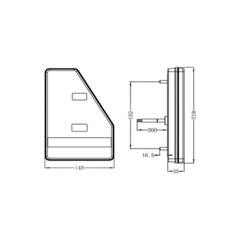 Lampa stop spate dreapta LED 12/24V [2]