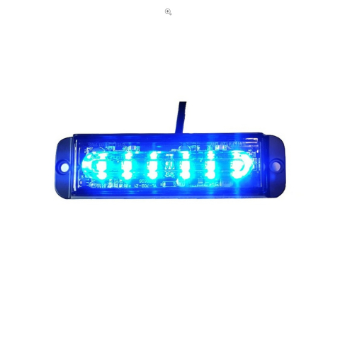 Rampe Luminoase-Stroboscoape - Lampa stroboscopica 6 led-uri lumina albastra
