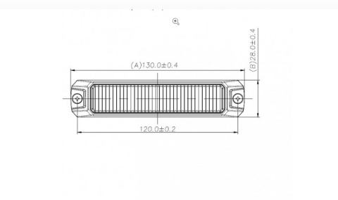 Lampa stroboscopica 6 led-uri lumina galbena [2]