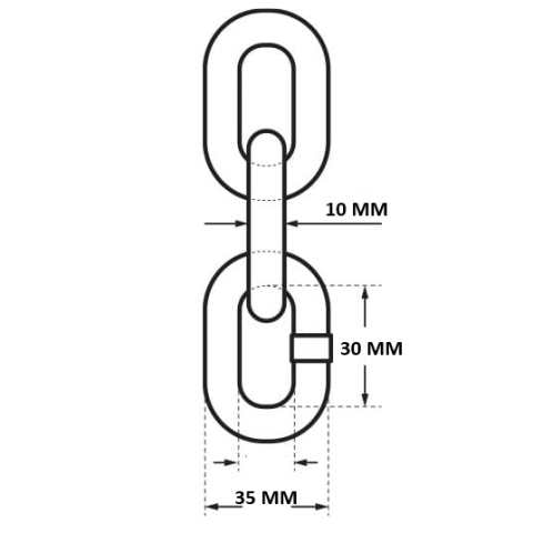 Lant G100 ridicare - ancorare 10mm [2]