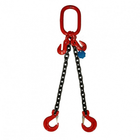 13mm - Lanț Ridicare 13mm cu 2 Brațe și Scurtare – Sistem Reglabil Heavy-Duty pentru Ridicare Profesională
