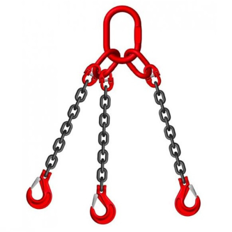 13mm - Lant ridicare 13 mm cu 3 brate