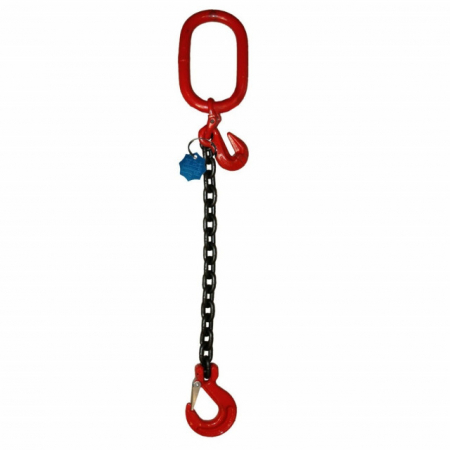16mm - Lanț Ridicare 16mm cu 1 Braț și Scurtare – Sistem Reglabil Heavy-Duty pentru Ridicare Profesională