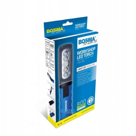Trusa Scule-Unelte-Accesorii Service - Lanterna de lucru LED 5W LED + 4x1W SMD + 2W LED