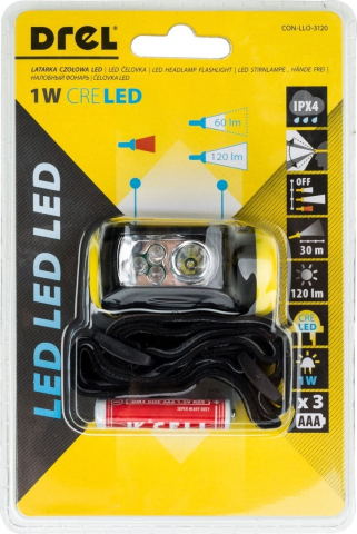 Lanternă frontală 1W, LED [2]