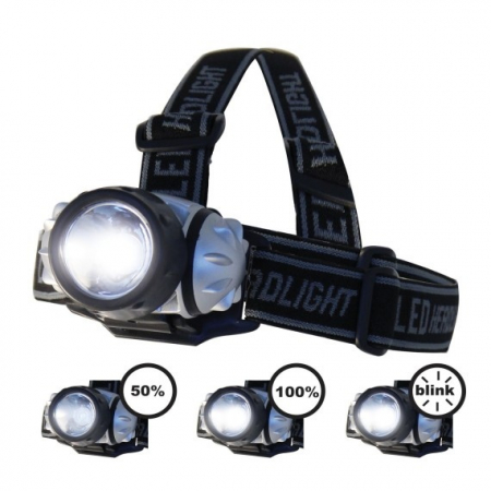 Lanterna frontala LED 1W cu functie de semnalizare (flash) [1]