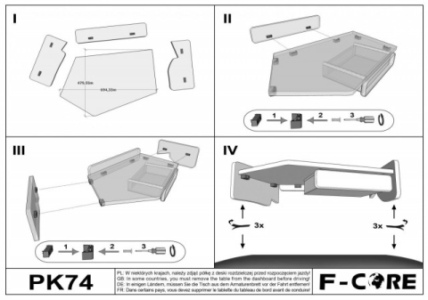 Masa Bord VOLVO FH 4 [4]