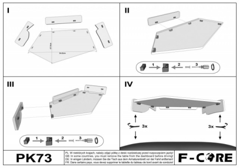 Masa bord VOLVO FH 4 [4]