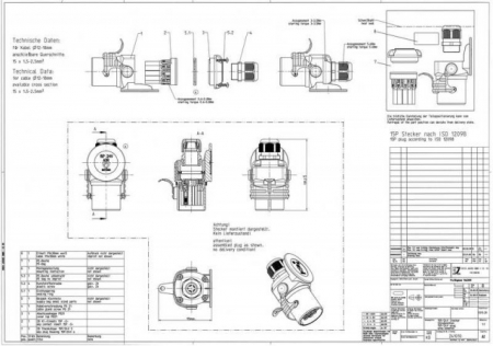 Mufa plastic cablu ADR 15 pini Erich Jaeger [1]