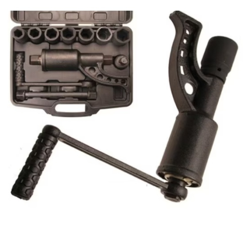 Trusa Scule-Unelte-Accesorii Service - Multiplicator forta  - 6 tubulare