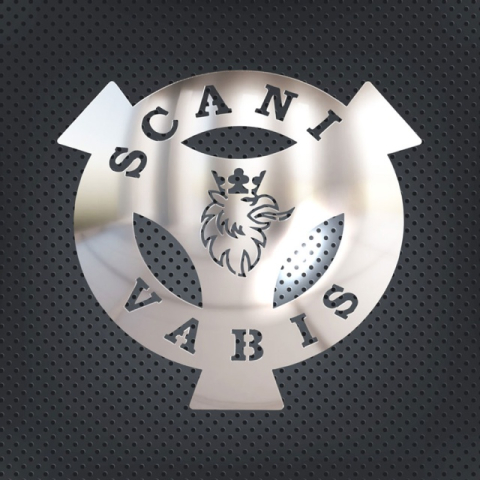 Accesorii Camion & Remorca - Ornament cromat SCANIA VABIS 30CM