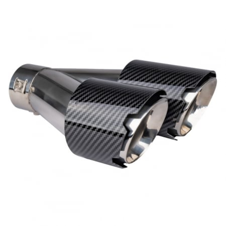 Tuning Auto - Ornament toba esapament din otel inoxidabil - carbon