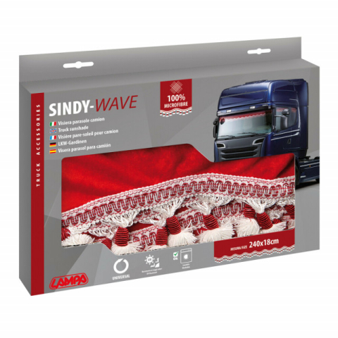 Perdea parasolar rosie Sindy [2]