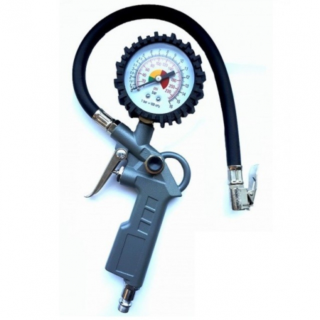 Furtune Aer-Accesorii - Pistol aer pentru umflat cu manometru 16 BAR