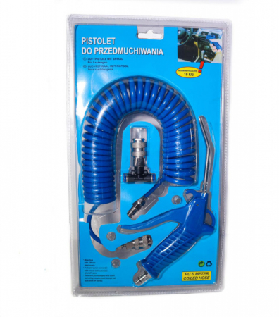 Pistoale Curatat - Pistol de suflat aer 3/8'' cu furtun de 5m