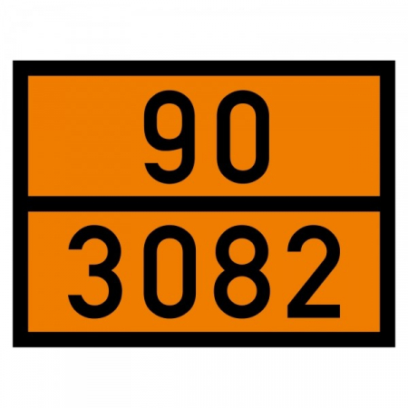 Placute/Autocolante ADR - Placa ADR aluminiu - 90/3082