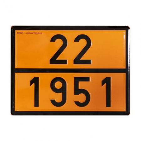 ADR - Placa ADR aluminiu - Argon Lichid