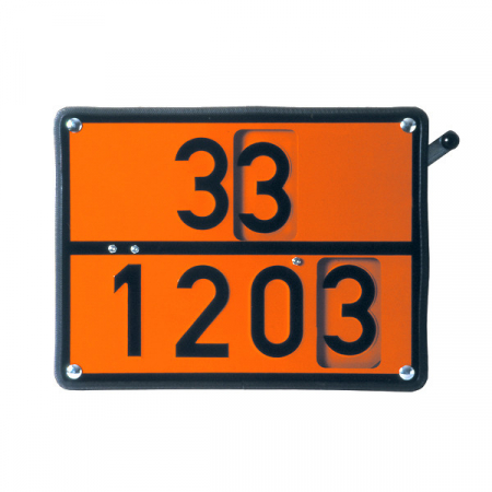ADR - Placa ADR aluminiu - Diesel si Benzina  - interschimbabila 30/1202 - 33/1203