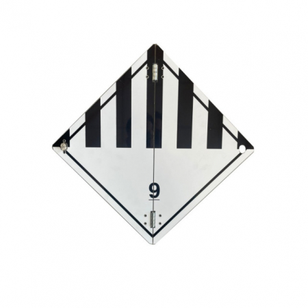 ADR - Placa ADR aluminiu - pliabila Pericol transport substante si obiecte periculoase cl9