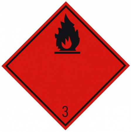 ADR - Placa ADR aluminiu - "Transport lichide inflamabile clasa 3n"