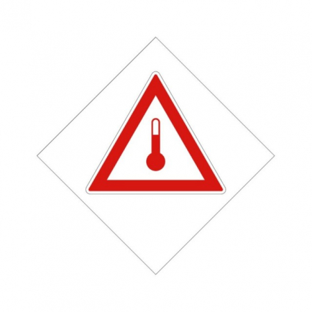 ADR - Placa ADR aluminiu - "Transport substante cu temperatura ridicata"