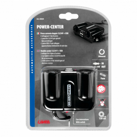 Priza dubla bricheta cu 2xUSB 8A 12/24V [5]
