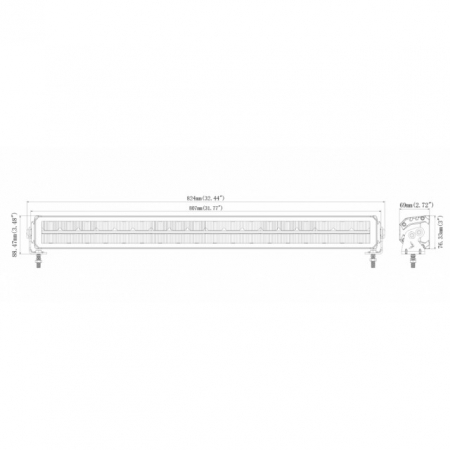 Proiector 36 + 72 LED + conector 12V-24V [4]