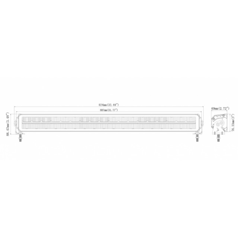 Proiector 36 + 72 LED + conector 12V-24V [4]