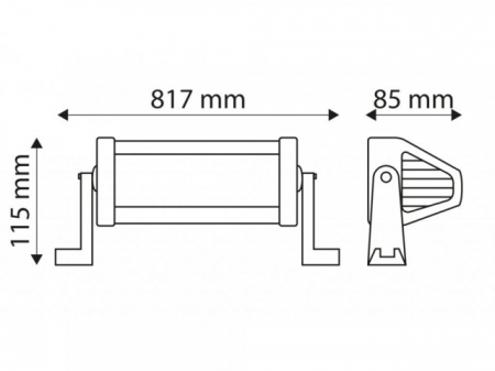 Proiector curbat 60 led-uri, 180W [1]