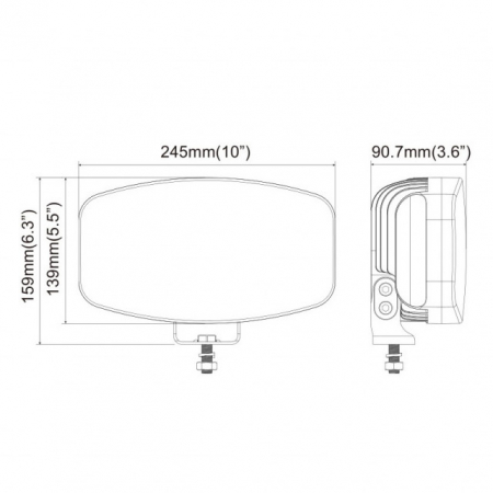 Proiector LED cu pozitie 58W [4]