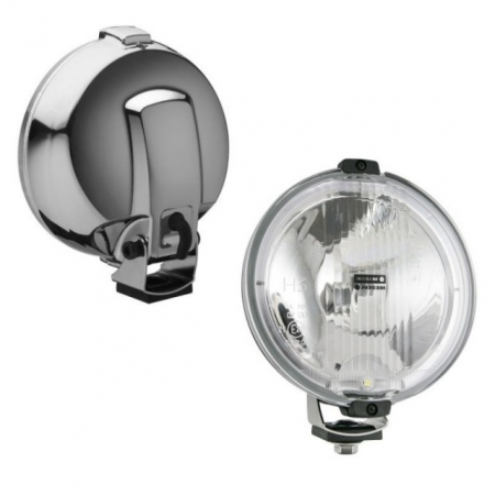 Proiectoare Faza Lunga - Proiector LED Ring cromat sticla clara 12V