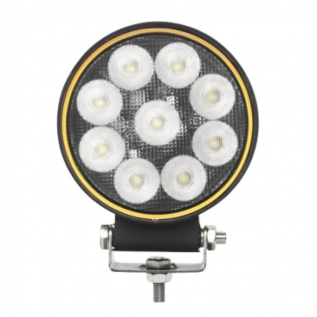 Proiectoare LED - Proiector rotund 9 led-uri 12/24V