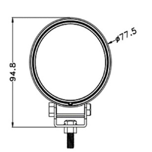 Proiector rotund LED 12W [1]
