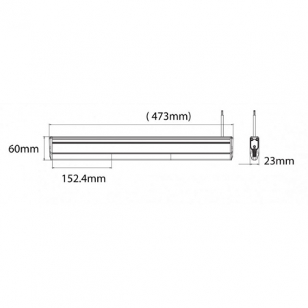 Rampa avertizare luminoasa LED 473x23mm [1]