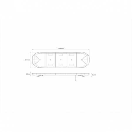 Rampa girofar led 120 cm [1]
