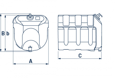 rezervor apa negru 30L [2]